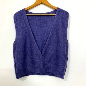 Purple Knit Vest